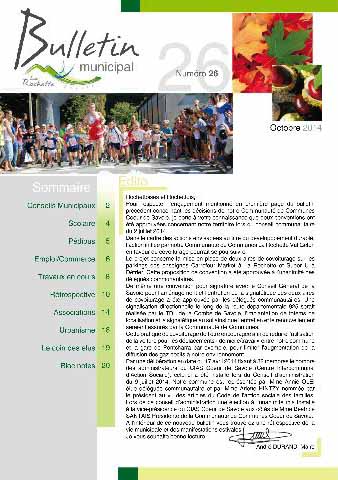 Bulletin municipal octobre 2014