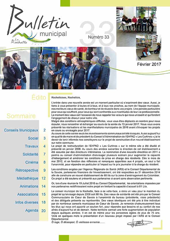 Bulletin municipal février 2017