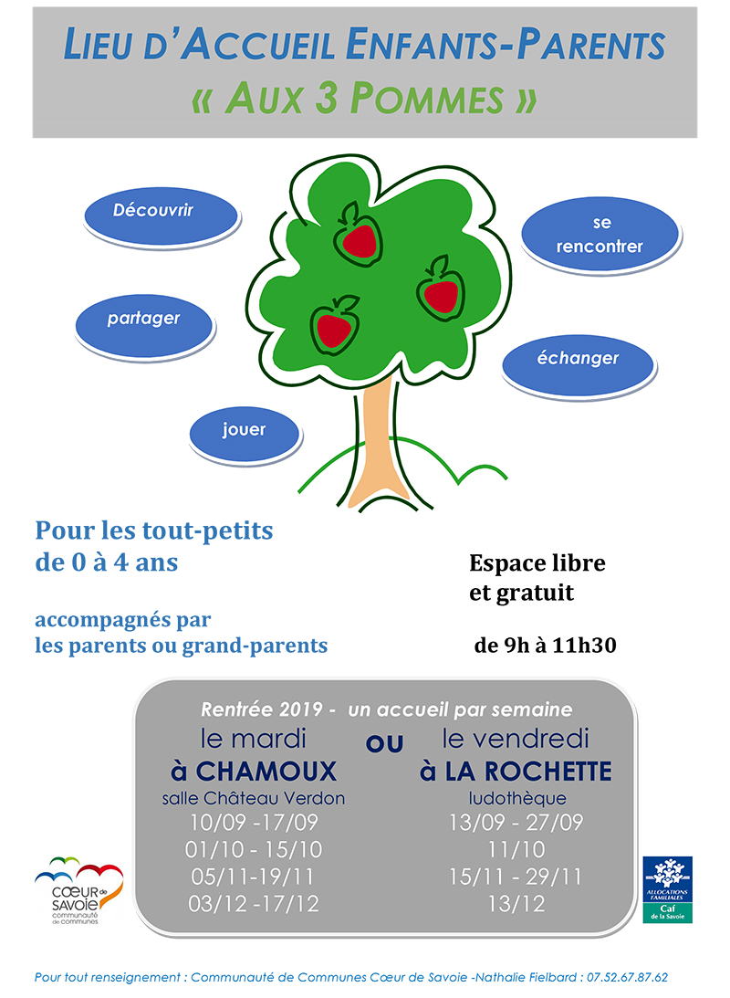 Séance accueil enfants-parents « Aux 3 Pommes »