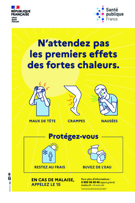 Conseils en cas de fortes chaleurs