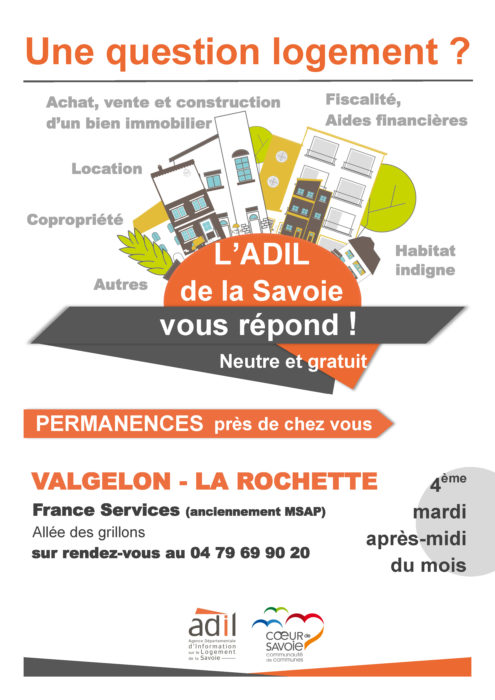 Une question logement ? Pensez à l’ADIL de la Savoie !