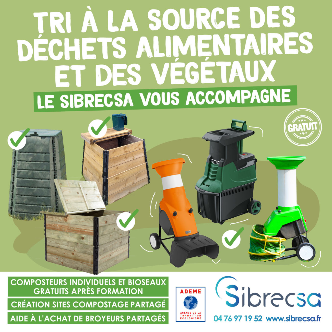 SIBRECSA / Obligation de tri à la source des déchets alimentaires