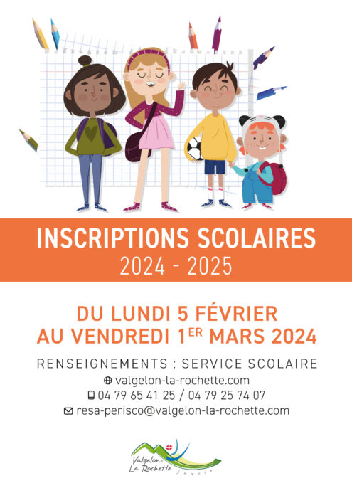 INSCRIPTIONS SCOLAIRES 2024-2025