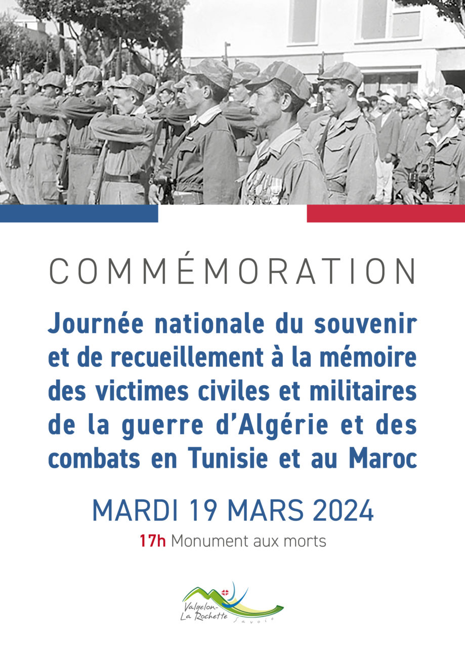 COMMÉMORATION : 19 MARS