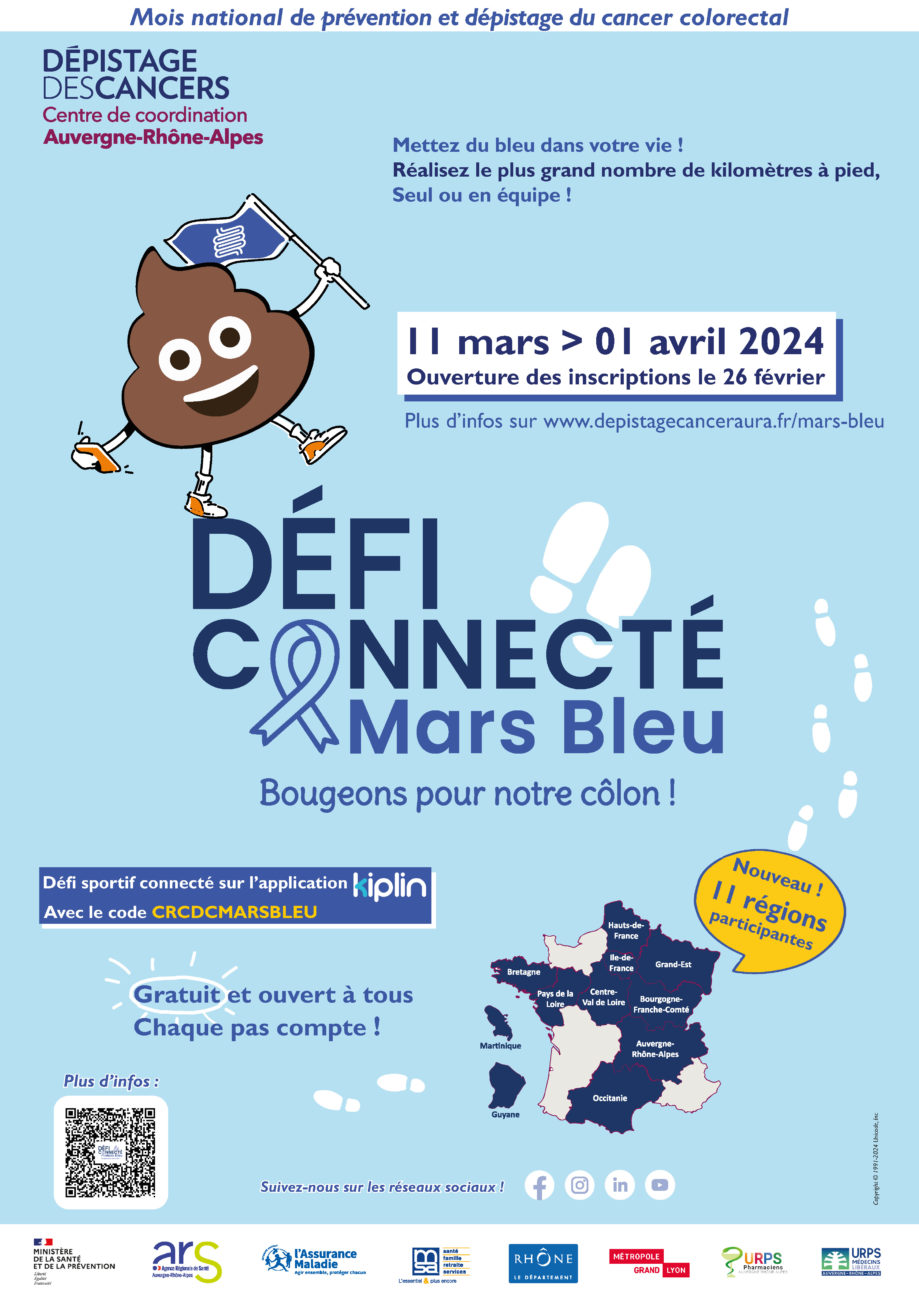 DEFI CONNECTE MARS BLEU 2024