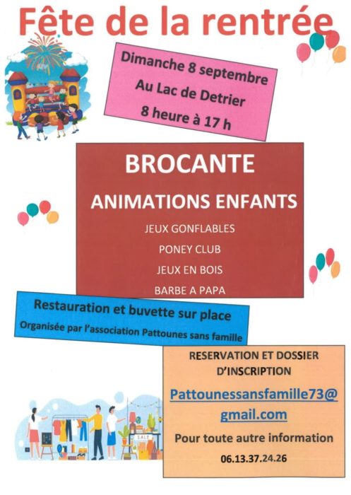 FÊTE DE LA RENTRÉE !