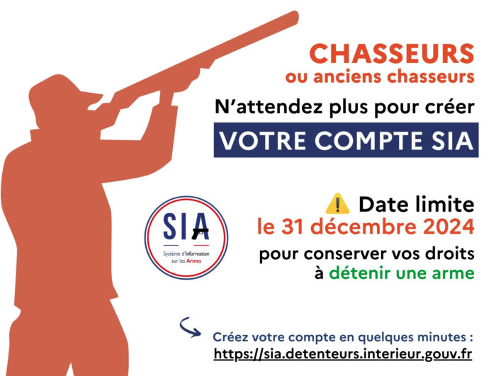 CRÉATION DE COMPTE SIA