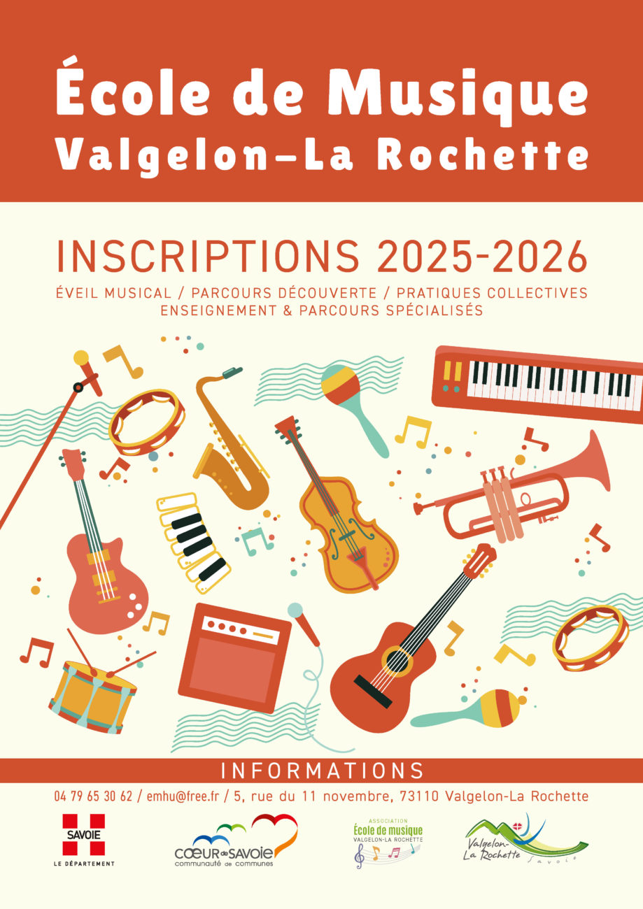 ÉCOLE DE MUSIQUE – INSCRIPTIONS 2025/2026
