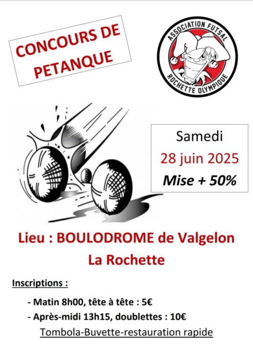CONCOURS DE PÉTANQUE