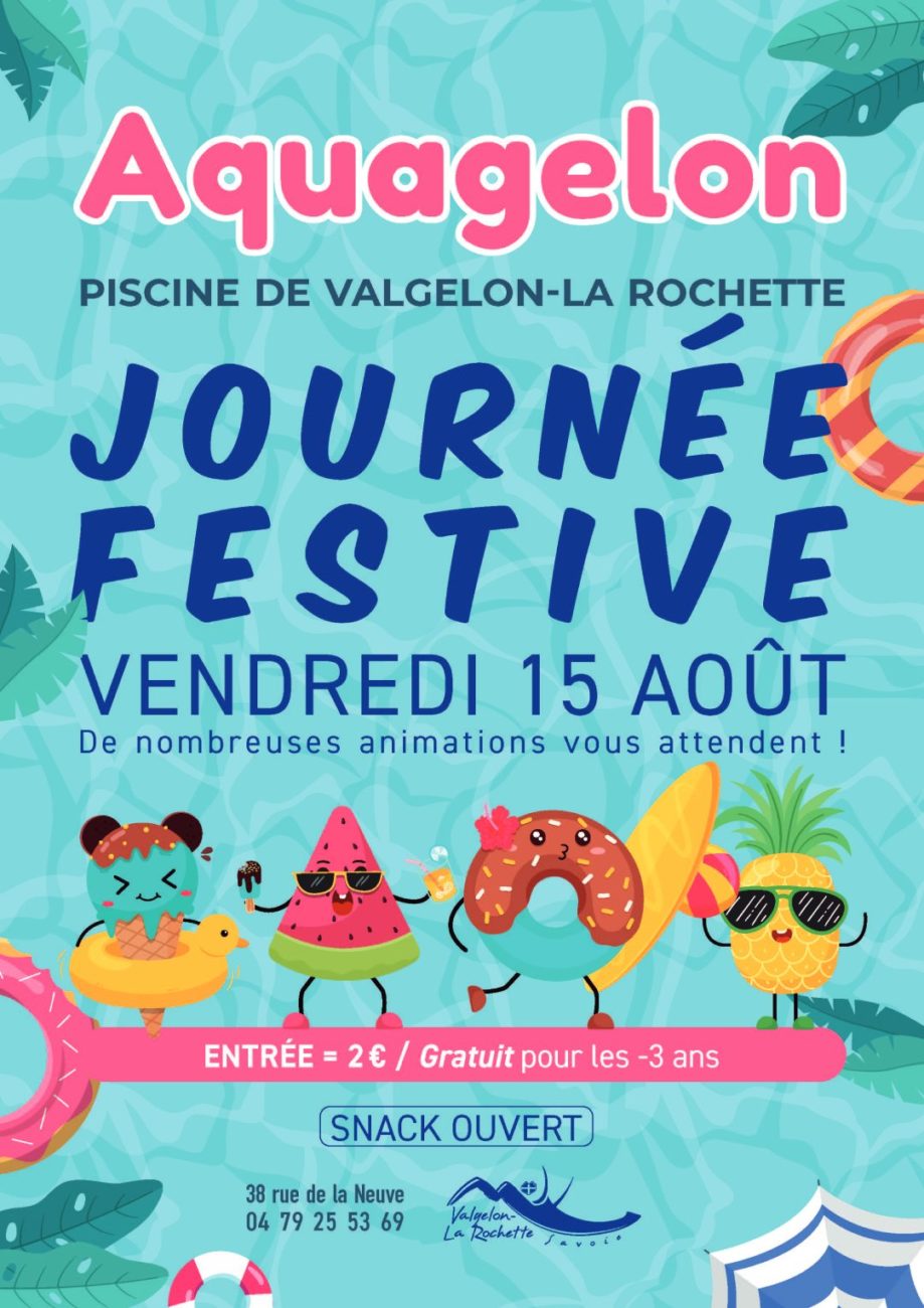 Le 15 août, ça se passe à la piscine !