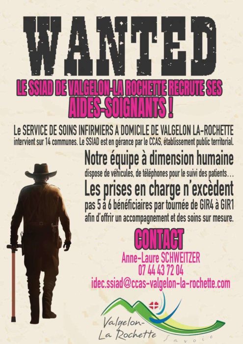 RECRUTEMENT AIDES-SOIGNANTS – SSIAD