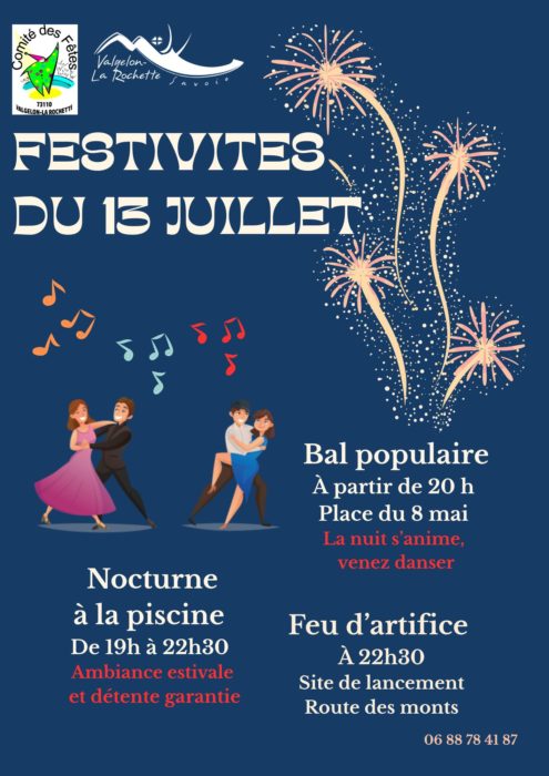 SOIREE FESTIVE DU 13 JUILLET