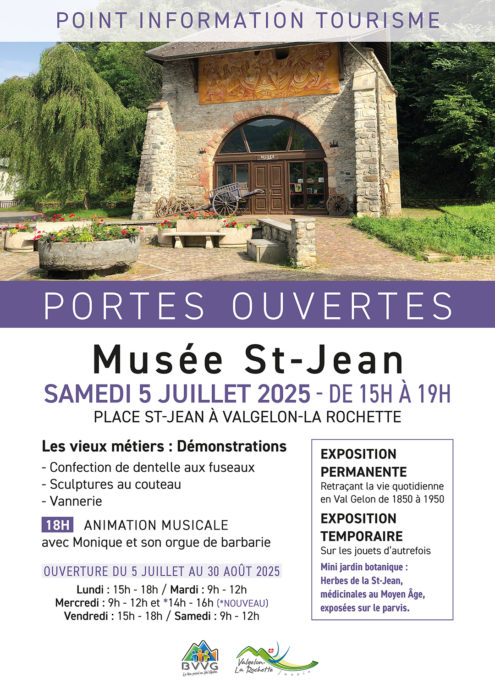 PORTES OUVERTES AU MUSÉE ST-JEAN