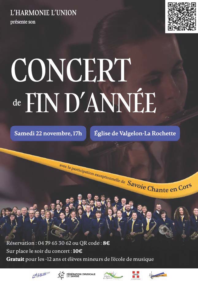 Concert de fin d’année à Valgelon-La Rochette !