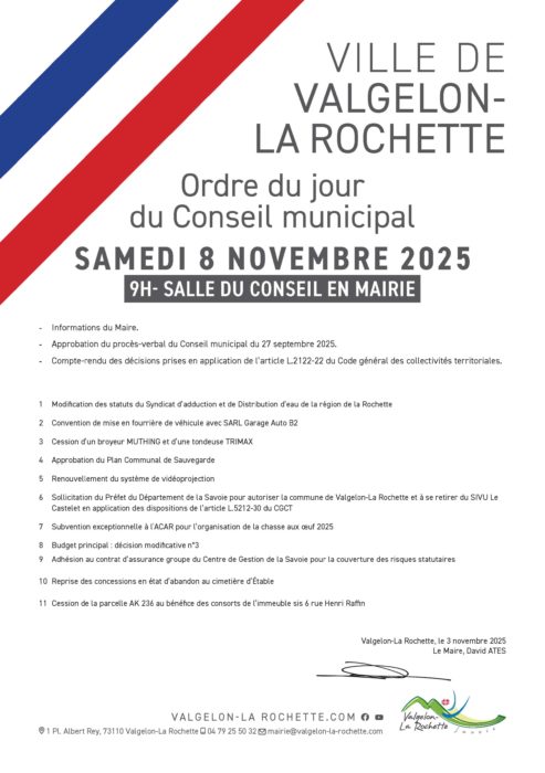 CONSEIL MUNICIPAL