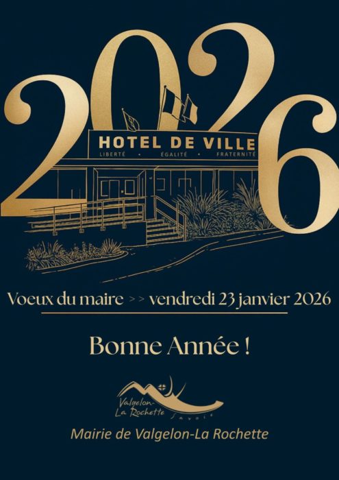 La municipalité vous souhaite une excellente année 2026