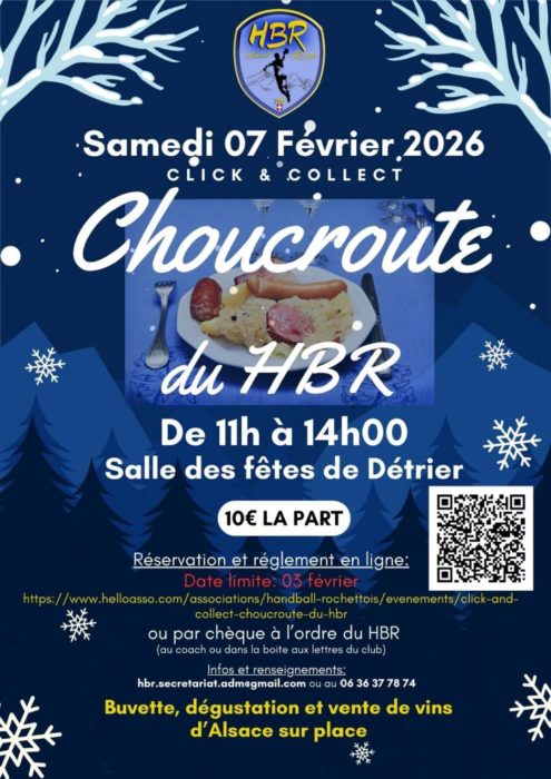 La choucroute du HBR arrive !