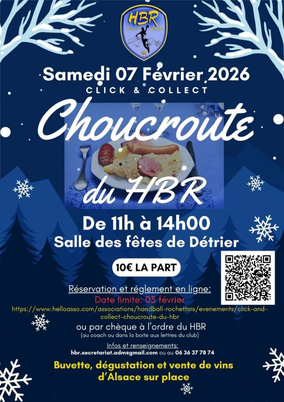 La choucroute du HBR arrive !