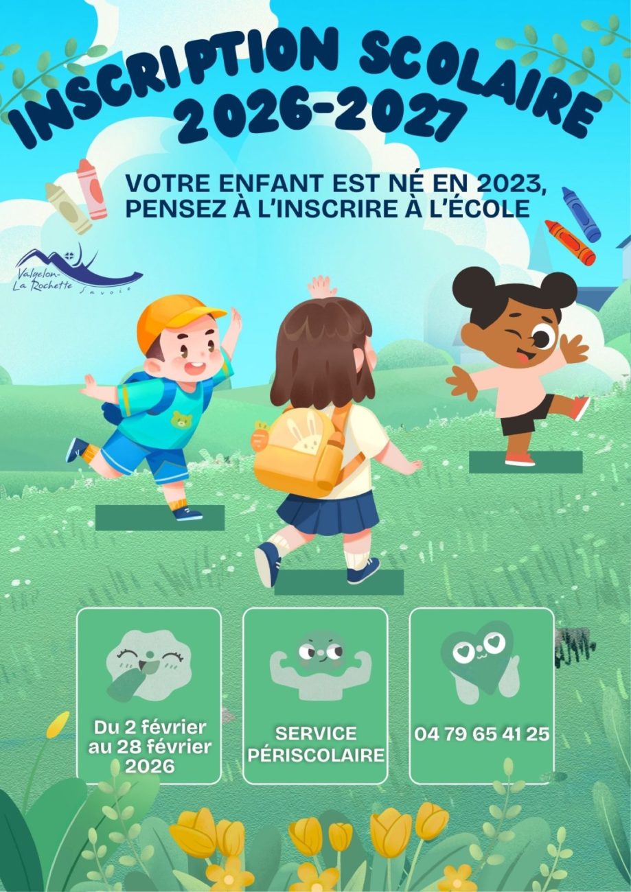 Inscriptions scolaires 2026–2027