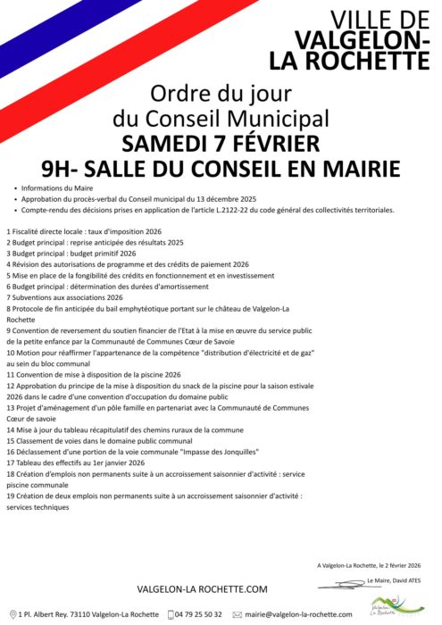 CONSEIL MUNICIPAL