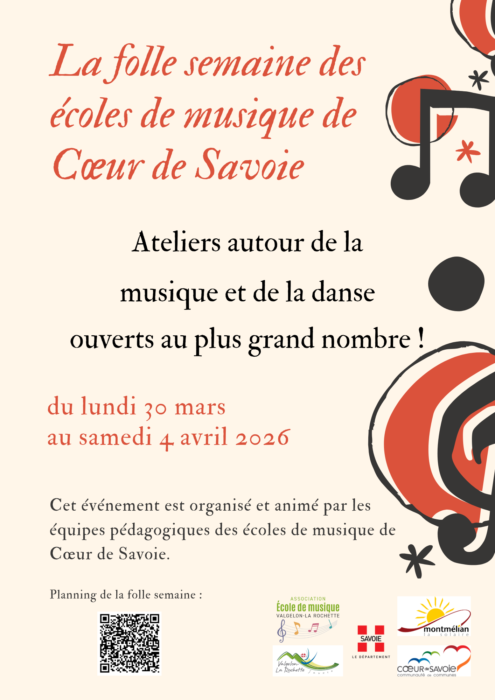 LA FOLLE SEMAINE DES ÉCOLES DE MUSIQUE ARRIVE !