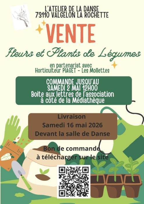 Grande vente de fleurs et plants de légumes !