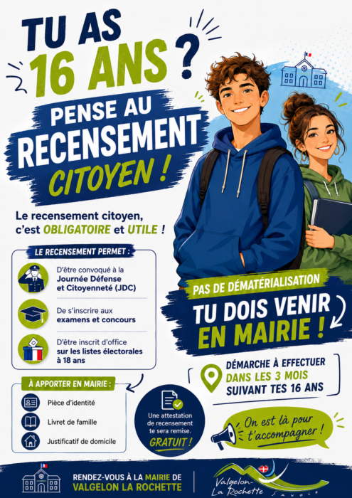 RECENSEMENT CITOYEN -> 16ANS