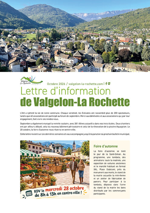 Votre lettre d’information est en ligne